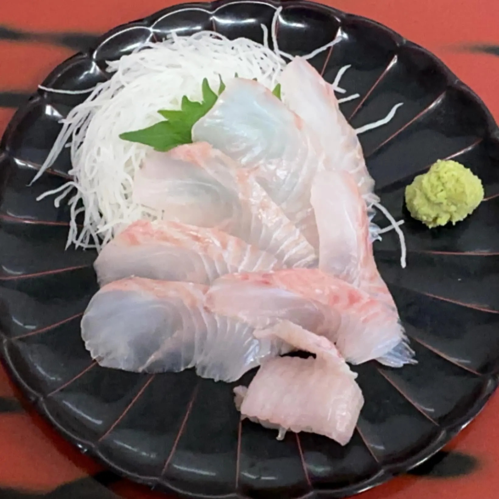 松皮カレイ刺身