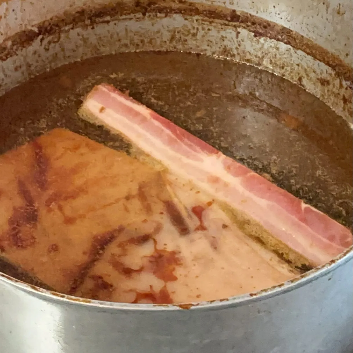 ラフテー仕込み中