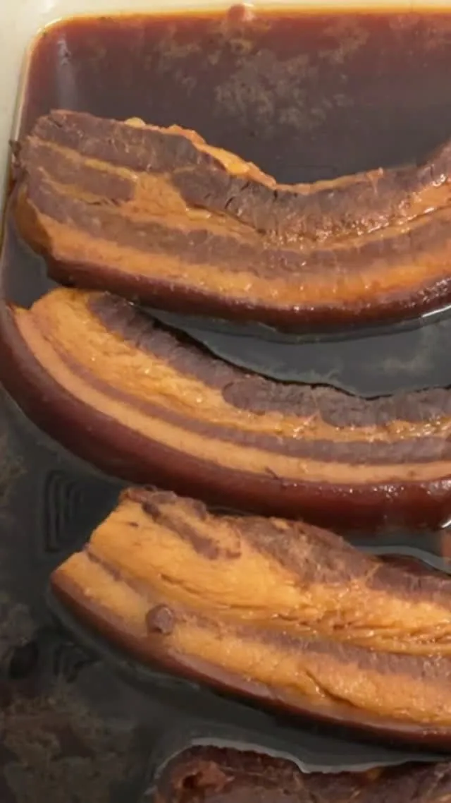 ラフテー、ラフテー丼のラフテー薄切り、ソーキ